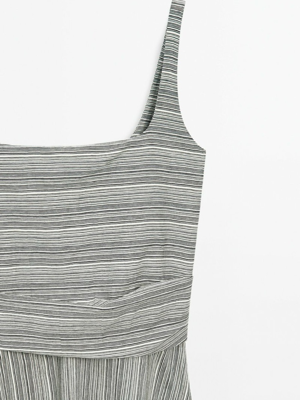 Massimo Dutti ~ STRIPED FLOUNCE MIDI - Day dress - Picture 11 of 13